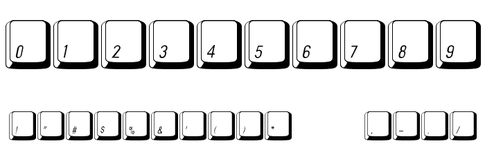 MacKeyCaps フォント その他の文字