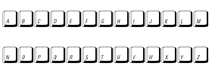 MacKeyCaps フォント 小文字