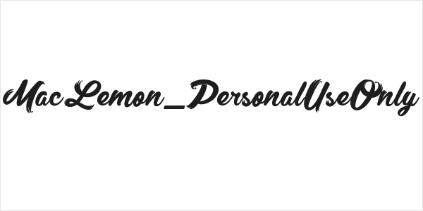 MacLemon_PersonalUseOnly Logo