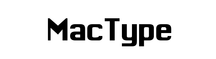 MacType  नि: शुल्क फ़ॉन्ट्स डाउनलोड