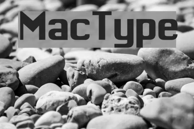 MacType Fuentes examples