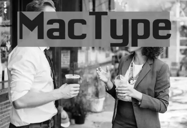 MacType Fuentes examples