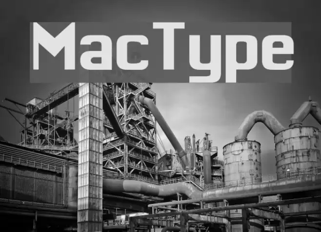 MacType Fuentes examples