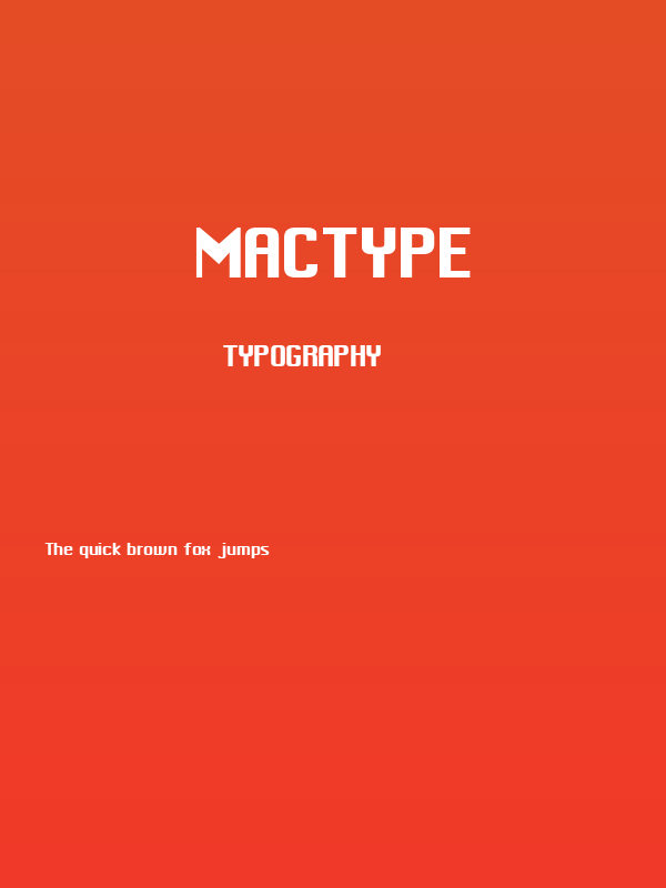 MacType Poster
