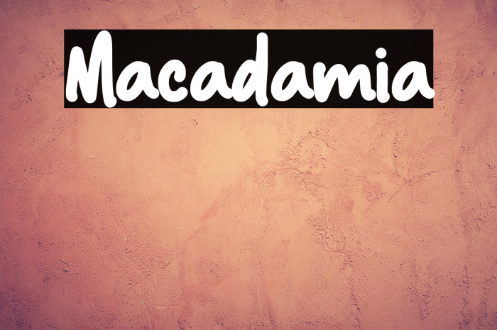 Macadamia Example 1