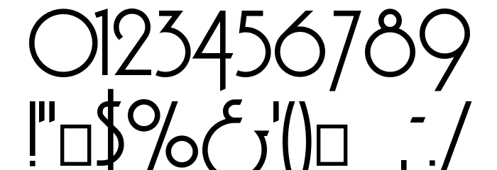 Macarena Font OTHER CHARS