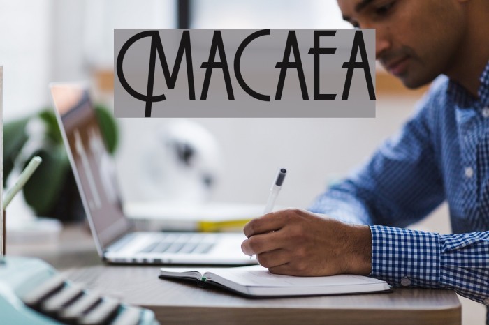 Macarena Font examples