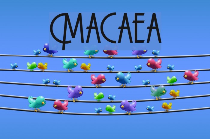 Macarena Font examples