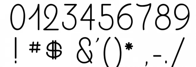 Macaroni & Cheese 2 Font OTHER CHARS