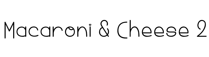 Macaroni & Cheese 2  font caratteri gratis