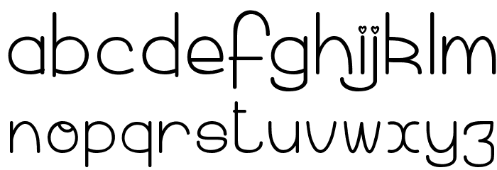 Macaroni & Cheese 2 Font LOWERCASE