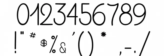 Macaroni & Cheese_PersonalUseOnly Font OTHER CHARS