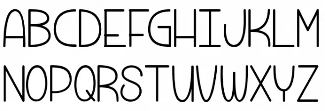 Macaroni & Cheese_PersonalUseOnly Font Litere mari