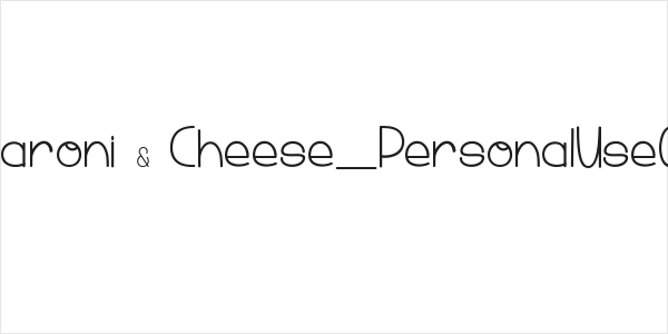 Macaroni & Cheese_PersonalUseOnly Logo