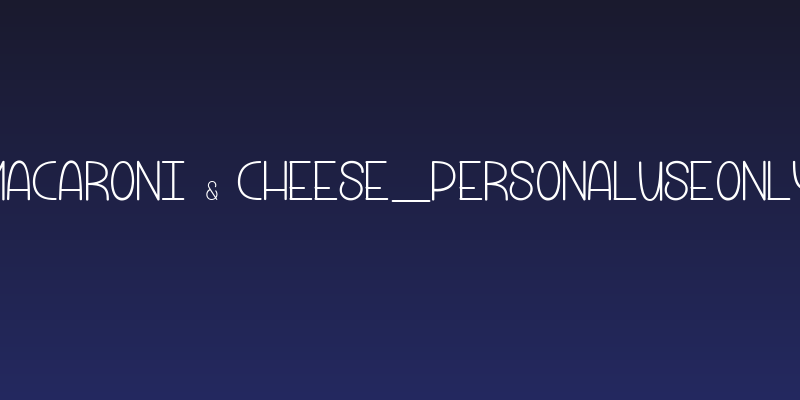Macaroni & Cheese_PersonalUseOnly Social Header