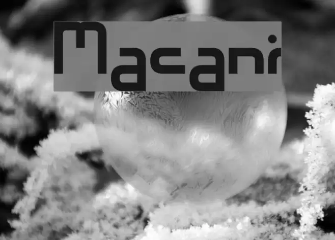 Macaroni Font examples