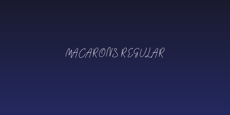 Macarons Regular Social Header