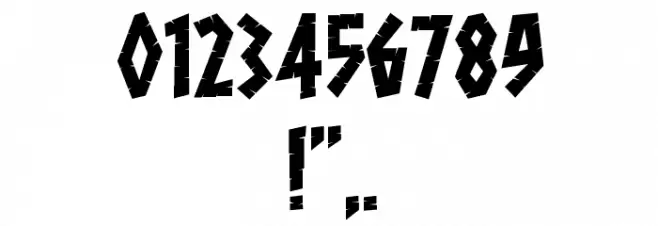 Macedonia Old Regular Font OTHER CHARS