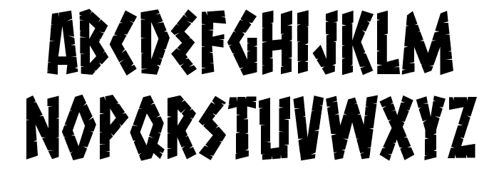 Macedonia Old Regular Font LOWERCASE
