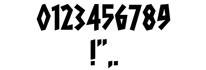 Macedonia Regular Font OTHER CHARS