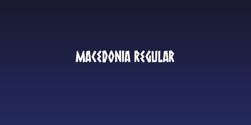 Macedonia Regular Social Header