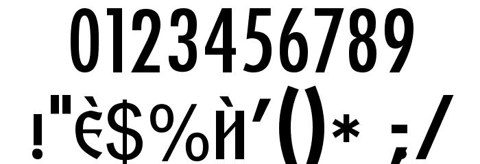 Macedonian Ancient Font OTHER CHARS