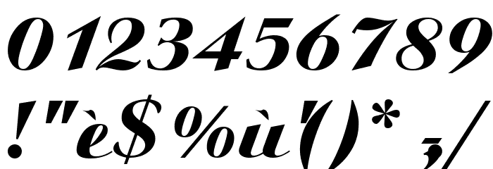 Macedonian Ariston Font OTHER CHARS