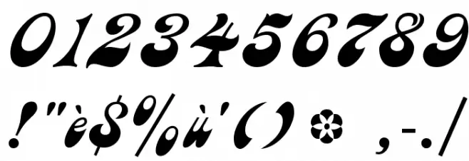 Macedonian Astra Font OTHER CHARS