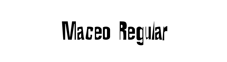 Maceo Regular Font