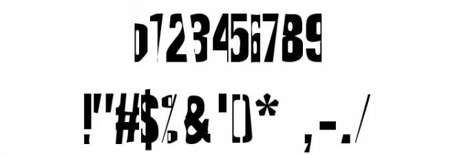 Maceo Regular Font OTHER CHARS