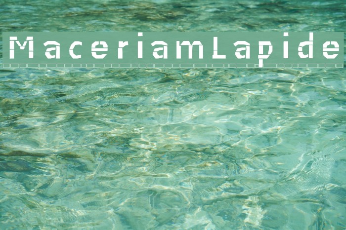 MaceriamLapide Example 1