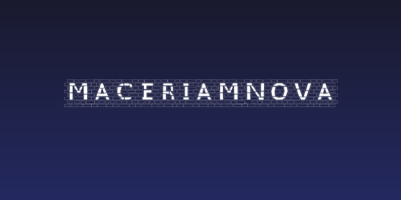 MaceriamNova Social Header