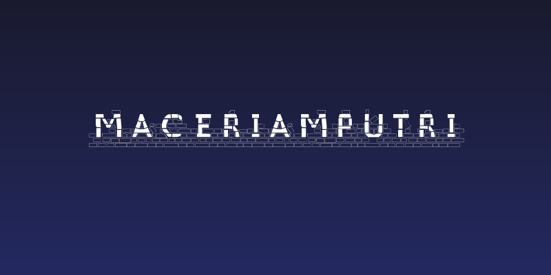 MaceriamPutri Social Header
