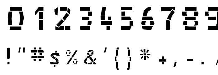 MaceriamSimplex Font OTHER CHARS