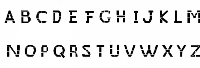 MaceriamSimplex Fonte MAIÚSCULAS