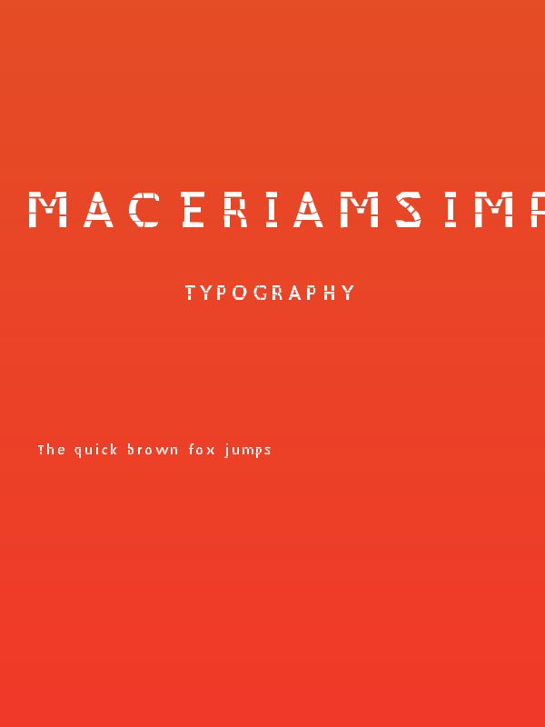 MaceriamSimplex Poster