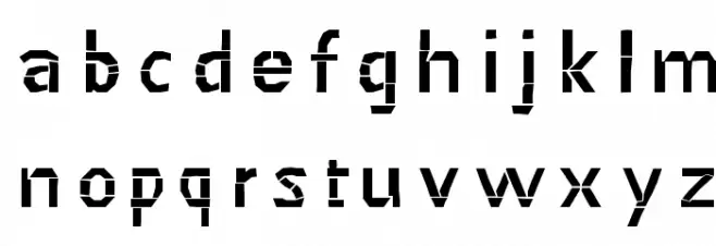 MaceriamSimplex Font LOWERCASE