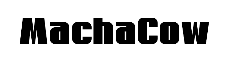 MachaCow Font