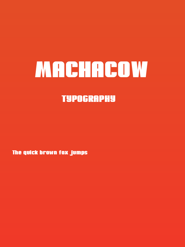 MachaCow Poster