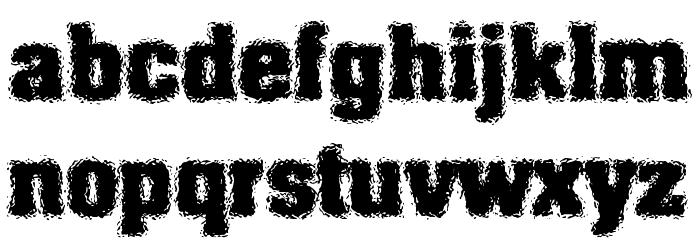 Machauer Glas Font LOWERCASE