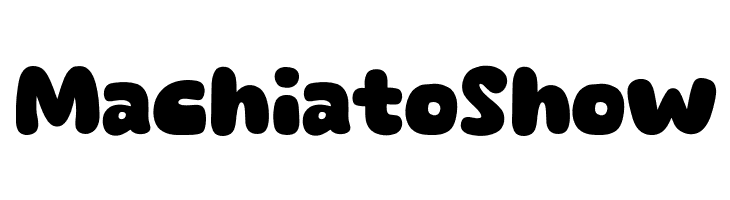 Machiato Show  font caratteri gratis