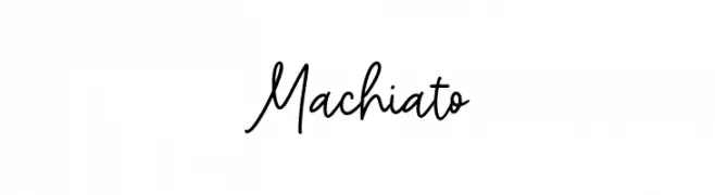 Machiato  baixar fontes gratis