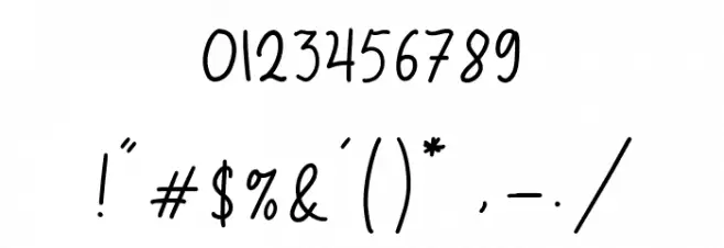 Machiato Font OTHER CHARS