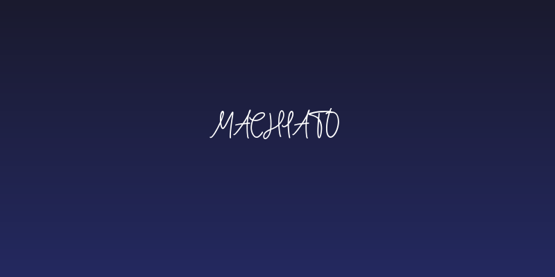 Machiato Social Header
