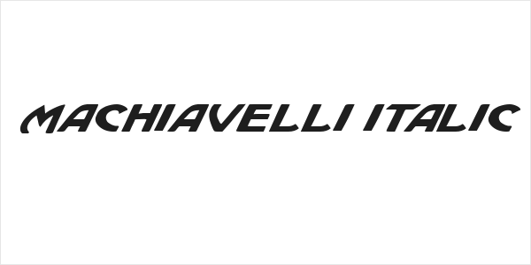 Machiavelli Italic Logo