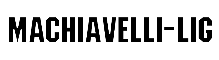 Machiavelli-Lig  免费字体下载