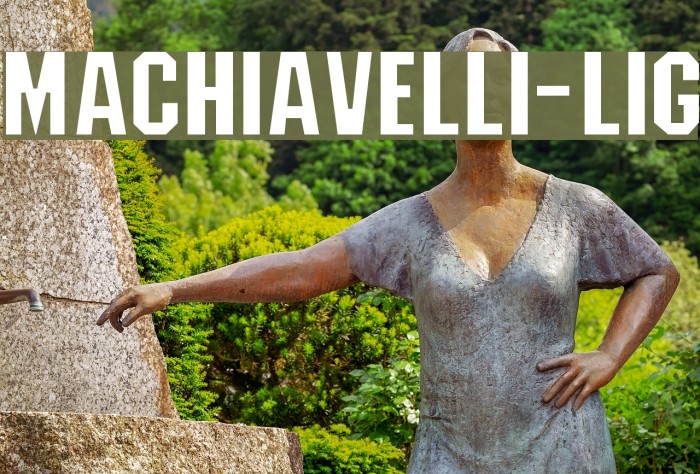 Machiavelli-Lig Font examples