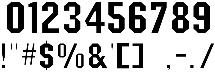Machiavelli Regular Font OTHER CHARS