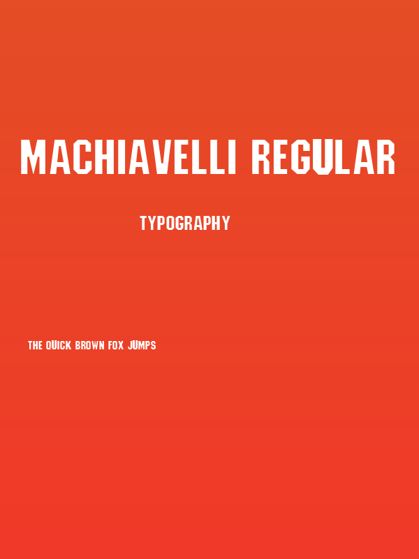 Machiavelli Regular Poster
