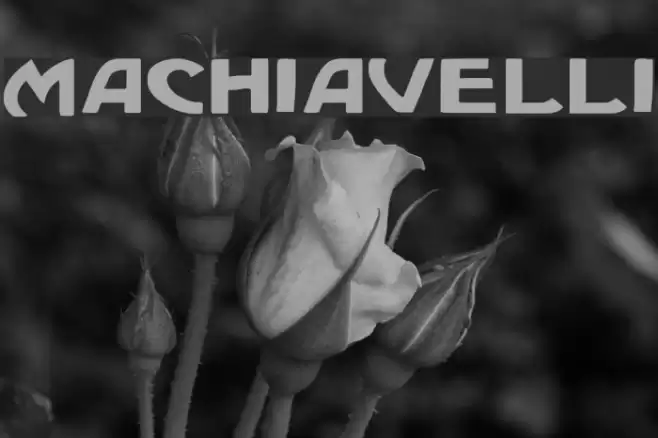 Machiavelli Font examples